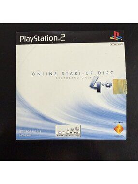 Online Start Up Disc 4.0 for Sony Playstation 2 PS2
